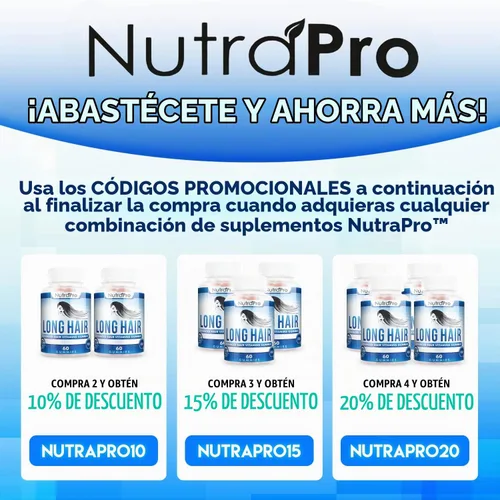 Vista 5 de NutraPro Gomitas de cabello largo – Suplemento anti-pérdida de cabello para un crecimiento más rápido del cabello débil y adelgazante – Crece