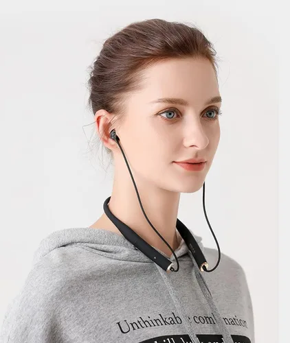 Vista 4 de IKXO Auriculares Bluetooth con banda para el cuello, con cancelación de ruido, con micrófono, inalámbricos, 5.0, CVC 8.0, impermeables, deportivos