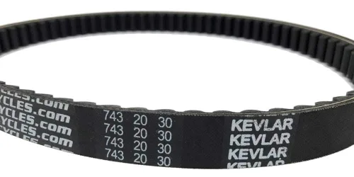 Vista 2 de MMG Correa de transmisión CVT reforzada con Kevlar 743 20 30, compatible con GY6 125cc 150cc motocicleta scooter ATV