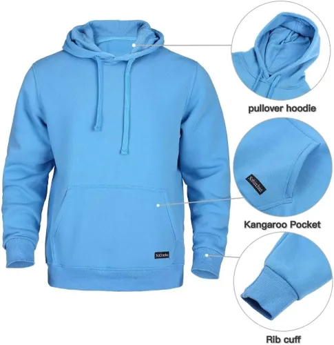Vista 3 de Conjunto deportivo de 2 piezas con capucha para hombre, conjunto deportivo de moda