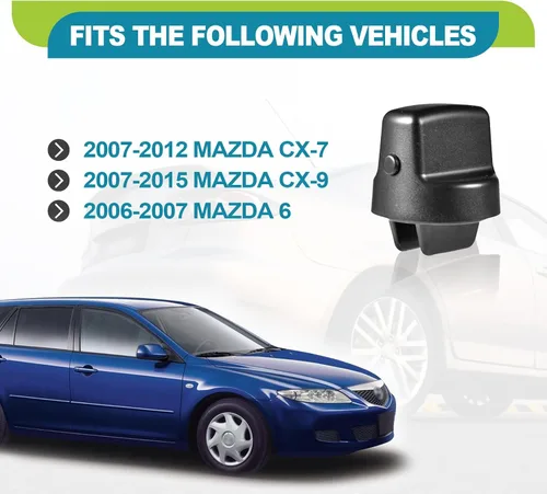 Vista 4 de Tapa de botón de rotación del interruptor de encendido sin llave compatible con Mazda CX-9 2007-2015 2006-2007 Mazda 6 2007-2011 CX7 reemplaza a OE