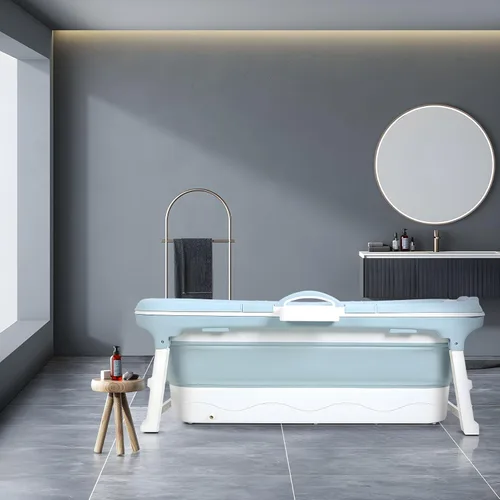 Vista 8 de Foldable Bathtub, Portable Tub for Adults, 46/50 inch Collapsible Tub