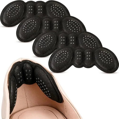 Vista 8 de Almohadillas para el talón para zapatos demasiado grandes: agarre antideslizante para el talón Zapatos de mujer (4 pares) - Insertos acolchados que