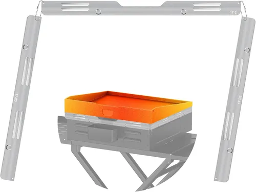 Vista 11 de Protectores de viento para parrilla Blackstone de 17 pulgadas, pantalla magnética de acero inoxidable para parrilla Blackstone, protege el calor