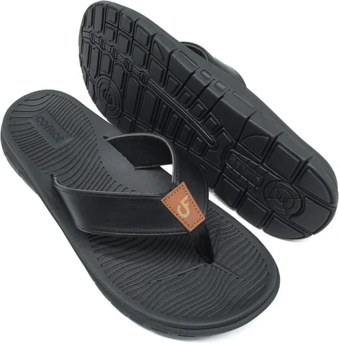 Vista 7 de COFACE Chanclas deportivas para hombre-Casual-Comfort-Sandalias-Con Soporte de Arco-Exterior-Playa-Talla 713