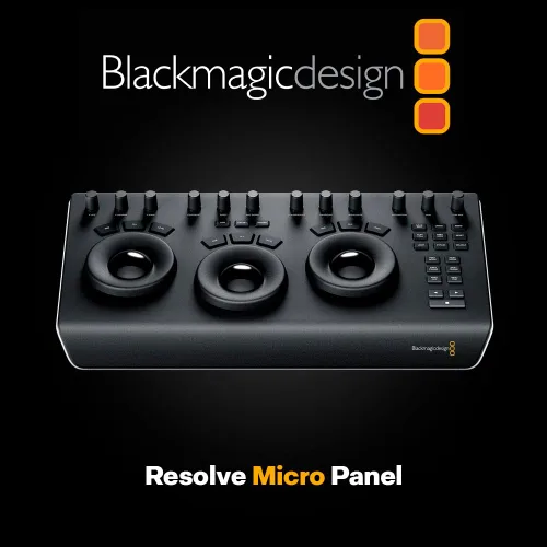 Vista 2 de Blackmagic Design DaVinci Resolve Micro Panel Panel de control portátil de bajo perfil
