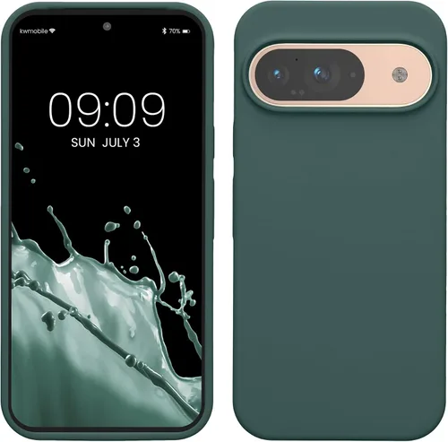 Vista 57 de kwmobile Funda Compatible con Google Pixel 6 Pro - Funda de Teléfono de Silicona TPU con Acabado Suave - Azul Caribe