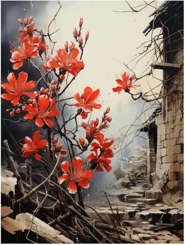 Vista 18 de CAPITUNEISKINEPA Dahlia Flower Posters - Posters For Room Mini Posters 9" x 11