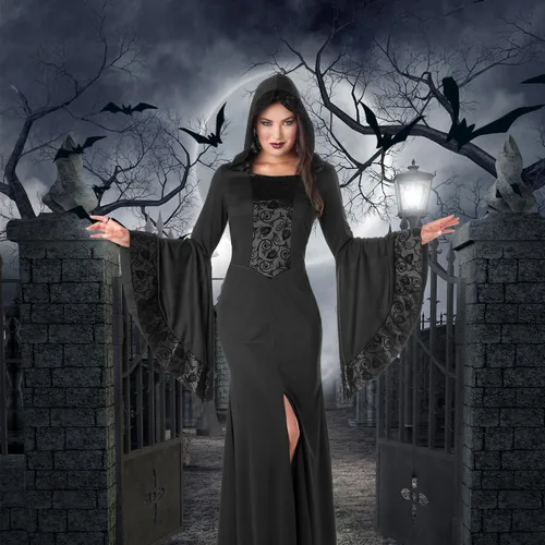 Vista 4 de JUST FOR PARTY Halloween Sorceress Robe Costume Women