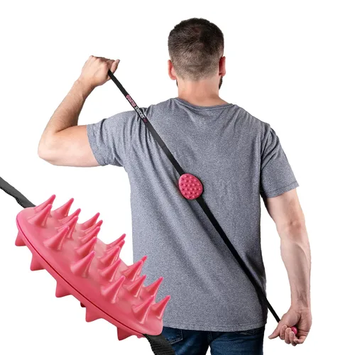 Vista 9 de Rascador de Espalda Original Cactus Scratcher - Herramienta de Rascado de Espalda de 2 Caras para Áreas de Difícil Acceso, Correa Duradera de 45