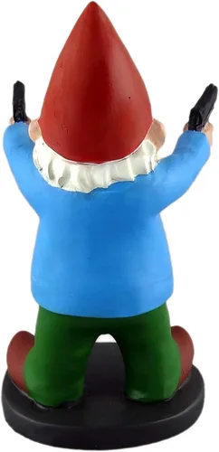 Vista 6 de Estatua de gnomo para jardín, de Funny Guy Mugs, Poliresina, talla única