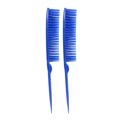Vista 10 de Allegro Combs Peines de peluquería para peluquería de peluquería de 3 filas para cabello natural y pelucas para cabello rizado, fabricados