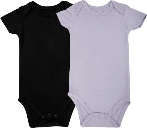 Vista 28 de GUISBY Body de manga corta para bebé, rayón de verano, recién nacido, niños y niñas, 0-24 meses