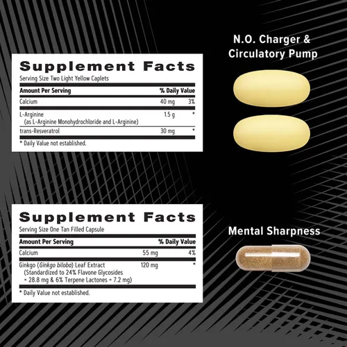 Vista 6 de GNC AMP Programa Vitapak de entrenamiento extremo para hombre, 5 productos en 1, práctico paquete de vitaminas para rendimiento y resistencia