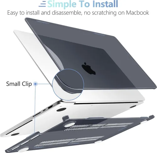 Vista 5 de MEEgoodo Funda para MacBook Pro de 14 pulgadas 2025 2024 2023 2021 (M5/M4/M3/M2/M1), funda compatible con los modelos