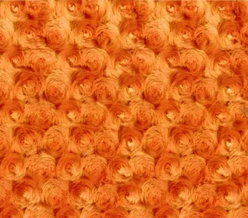 Vista 2 de Tela Minky Rosebud Almond / 58 pulgadas de ancho/vendido por The Yard