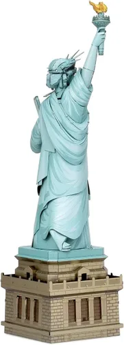 Vista 6 de Fascinations Metal Earth Premium Series Estatua de la Libertad 3D Kit de modelo de metal con pinzas