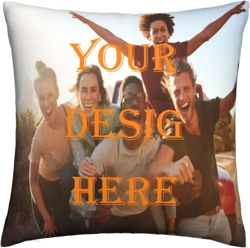 Vista 8 de FCQIANKM Funda de almohada personalizada, funda de almohada con foto personalizada con texto de imagen, funda de almohada personalizada, regalos