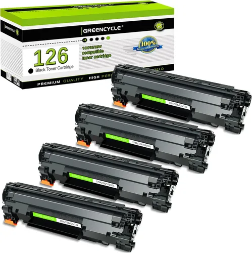 Vista 11 de greencycle Cartucho de tóner de repuesto compatible para impresora Canon 126 CRG-126 CRG126 3483B001 ImageClass LBP6200d LBP6230dw (negro, 1 unidad)