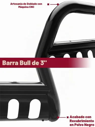 Vista 2 de TAC - Barra de parachoques de 3 pulgadas, color negro, compatible con Honda Ridgeline 2017-2026, cepillo delantero, protector de parachoques