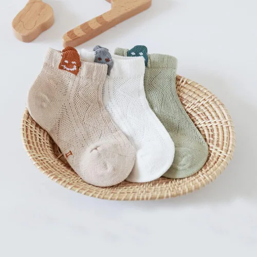 Vista 6 de Baby Socks 5-Pack Fit Flex Zones Cotton Stretch Socks Breathable Socks - Unisex Girls Boys