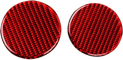Vista 15 de Calcomanía de fibra de carbono para perilla de ventilación de aire acondicionado, cubierta interior para Chevrolet Camaro 2016 2017 2018 2019 2020
