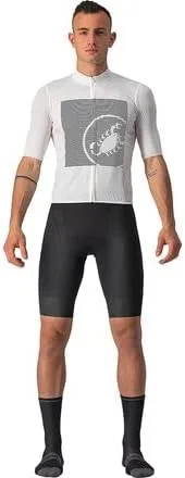 Vista 4 de Castelli Bagarre Jersey MarfilSavile Azul Talla M