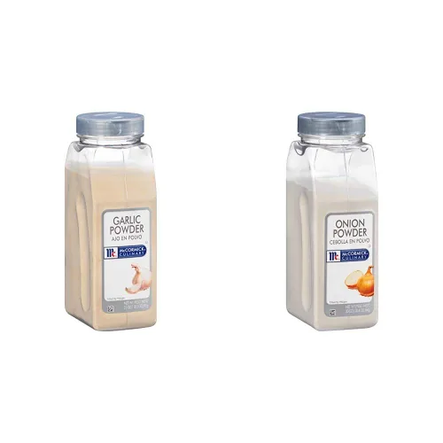 Vista 8 de McCormick Culinary Ajo en polvo, 21 oz y cebolla granulada, 18 oz