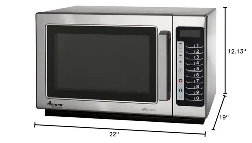 Vista 2 de AMANA RCS10TS Horno microondas de servicio medio, 1000 W