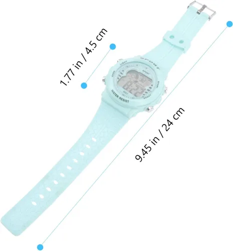 Vista 6 de Sosoport Reloj deportivo digital para hombre, pantalla LED, impermeable, casual, con alarma, simple