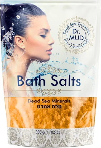Vista 10 de Sal natural del mar muerto remojo de baño 100% rico en minerales, más minerales que la sal de Epsom, relajación profunda, desintoxicación, exfolia