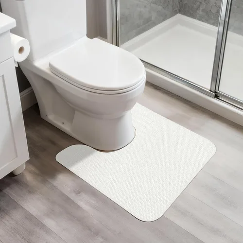 Vista 79 de Tapete de baño ultrafino, con base de goma, antideslizante, secado rápido, lavable a máquina, pelo bajo, absorbente, para ducha exterior, fregadero