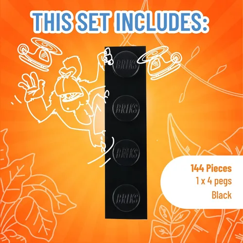 Vista 3 de Strictly Briks - Classic Briks - Kit de iniciación de construcción 100 % compatible con todas las principales marcas de bloques