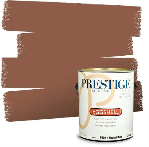 Vista 203 de PRESTIGE Pintura exterior e imprimación en uno, bronceado Aberdeen, plano, 1 galón