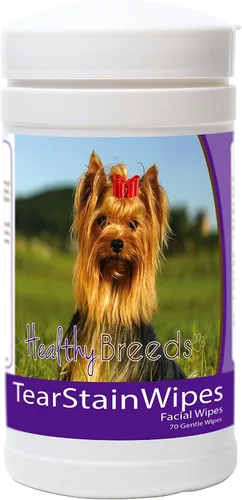 Vista 8 de Healthy Breeds Toallitas quitamanchas de lágrimas para perros para pastor australiano – Más de 100 razas – Limpiador facial de ojos – 70 toallitas