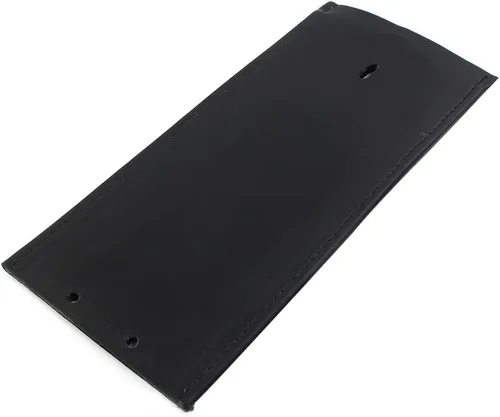 Vista 5 de Babero de cuero liso negro para tanque de gasolina liso para Harley Davidson Dyna FXDWG 1993-2003, para Softail 2000-2017, negro