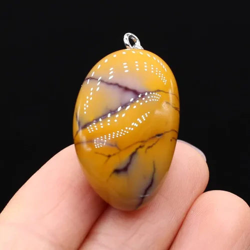 Vista 6 de QSLLER 20 piezas Colgantes de Piedras de Cristales Naturales Amatista Cuarzo Rosa Gemas Pulidas Lisas Dijes para Hacer Joyas DIY Collares Aretes