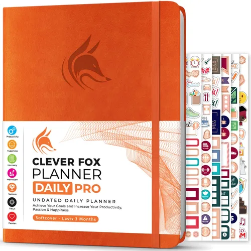 Vista 21 de Clever Fox Planner Daily PRO - Planificador diario y agenda de 8.5 x 11 pulgadas (tamaño A4) para aumentar la productividad, la gestión del tiempo