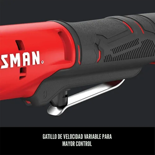 Vista 6 de CRAFTSMAN V20 Llave de trinquete inalámbrica, transmisión de 3/8 pulgada, 300 RPM, hasta 4,7 m·kg de par, herramienta desnuda solamente (CMCF930B)