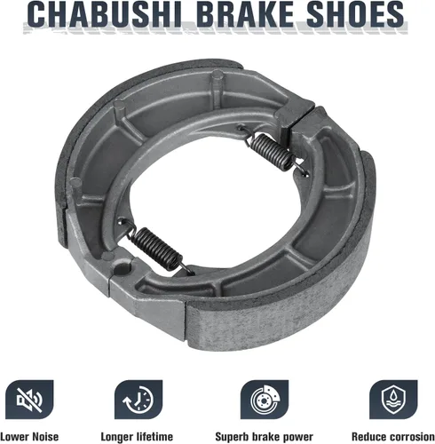 Vista 3 de Zapatas de freno traseras para Polaris Outlaw 50 90 110 2007-2022/Sportsman 90 2001-2006, 2008-2016/Scrambler 50 90 2001 2002 2003, 1 juego