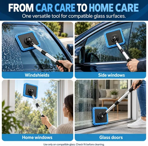 Vista 7 de Limpiador magnético dual del parabrisas del coche, limpiador de cristal