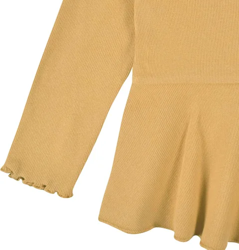 Vista 4 de Gerber Paquete de 2 camisetas de cintura peplum para niñas pequeñas