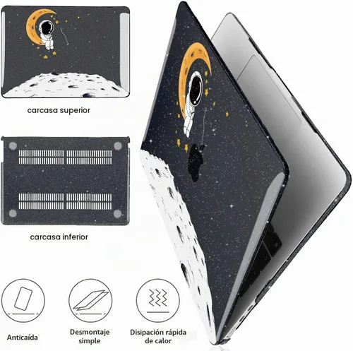 Vista 3 de Funda compatible con MacBook Air de 15 pulgadas M5 2026 2025 2024 2023 versión modelo M4 A3241 A3114 M3 A2941 M2 con pantalla de retina líquida