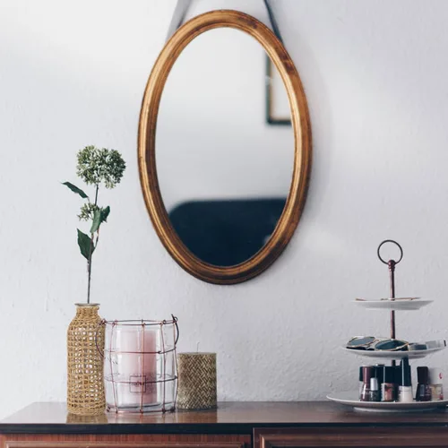 Vista 3 de DECHOUS Jarrón de vidrio de diseño tejido de hierba moderna para arreglo seco decoración del hogar caqui 1pc