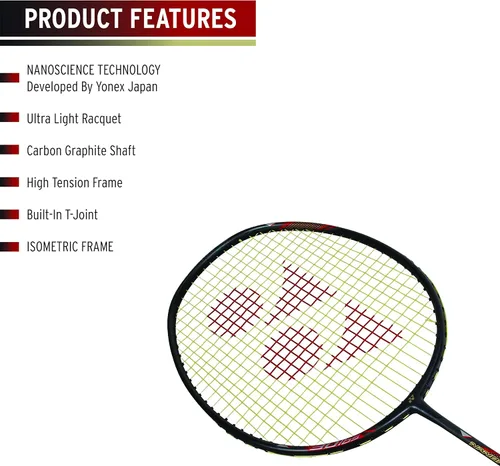 Vista 4 de Yonex Nanoray 70 - Raqueta de bádminton ligera
