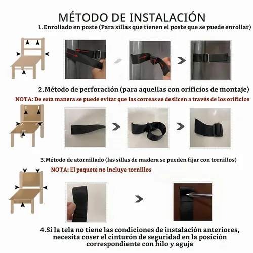 Vista 6 de Cinturón de seguridad de 5 puntos para cochecito, cochecito, cochecito, protección segura, correas ajustables para silla alta para bebé, cinturón