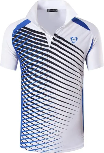 Vista 6 de jeansian - Camiseta de manga corta para hombre, paquetes de 3 unidades, para de deportes, de secado rápido, manga corta, camiseta de golf, tenis