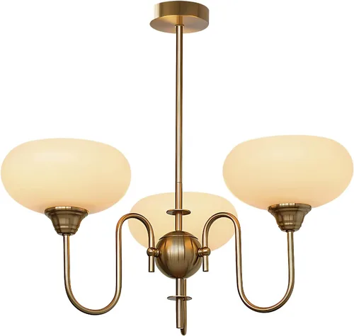 Vista 17 de BOKT Candelabro Francés de Oro y Blanco Moderno de 3 Luces para Comedor Sobre Mesa Candelabros Vintage para Vestíbulo Ajustables