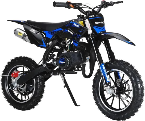Vista 11 de 50CC Kids Dirt Bike Gas Powered 2-Stroke Mini Motorcycle 25MPH for kid 8-14 Black