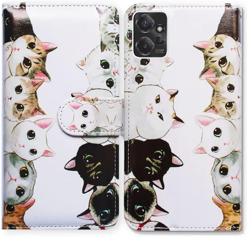 Vista 36 de Bcov Funda para Moto G Power 5G, diseño de pájaro negro y verde con tapa para teléfono con ranura para tarjetas, soporte para Motorola Moto G Power